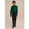 WE Fashion overhemd met vlinderstrik - donkerrood