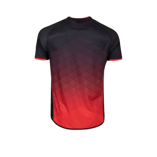 Stanno voetbalshirt Altius zwart rood Sport t-shirt Jongens Meisjes Polyester Ronde hals 164