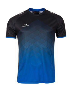junior voetbalshirt Altius zwart/blauw