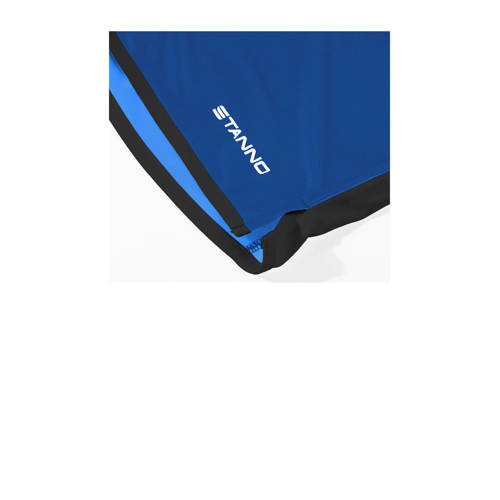 Stanno Junior voetbalshort Altius blauw zwart Sportbroek Jongens Meisjes Polyester 128