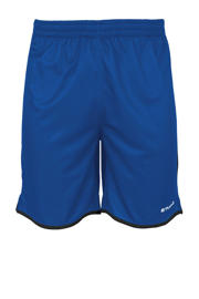 thumbnail: Blauw en zwarte jongens en meisjes Stanno Junior voetbalshort Altius van polyester met regular fit, regular waist en meerkleurige print