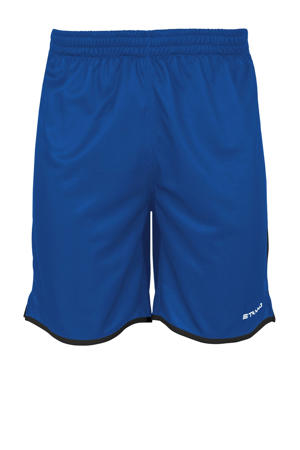 Junior voetbalshort Altius blauw/zwart