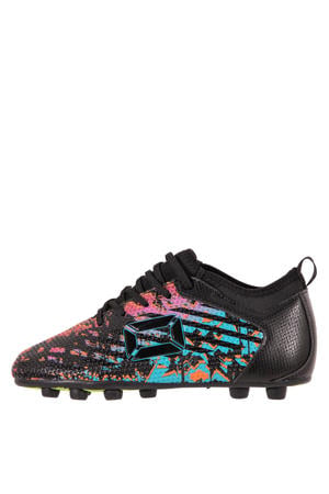 Vulture FG JR II junior voetbalschoenen zwart/blauw/roze