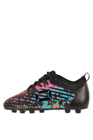 Vulture FG JR II junior voetbalschoenen zwart/blauw/roze