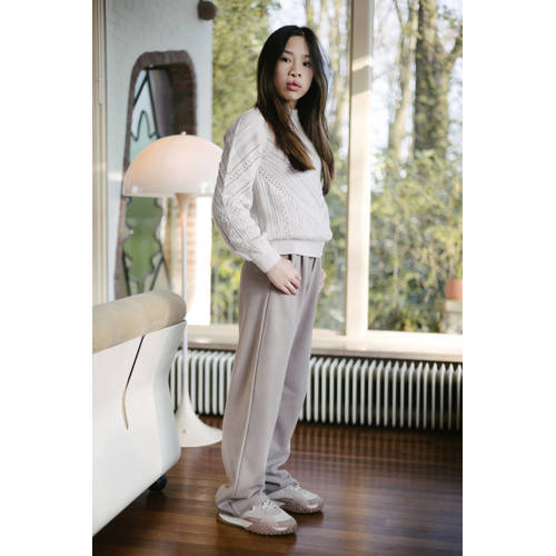 LEVV broek NINA taupe Bruin Meisjes Polyester Effen 164
