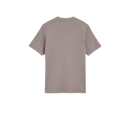 WE Fashion T-shirt Bruin Jongens Katoen Ronde hals Effen 134 140
