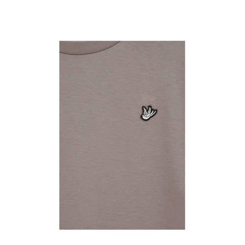 WE Fashion T-shirt Bruin Jongens Katoen Ronde hals Effen 134 140
