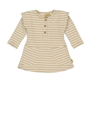 gestreepte baby jurk JADORE beige/ecru