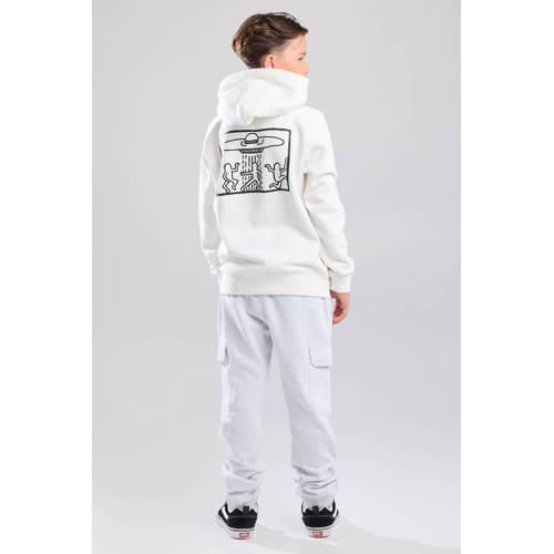 America Today T-shirt met backprint ecru Jongens Sweat Capuchon Backprint 122 128