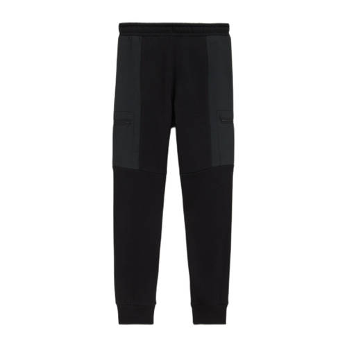 WE Fashion joggingbroek zwart Jongens Katoen Effen 134