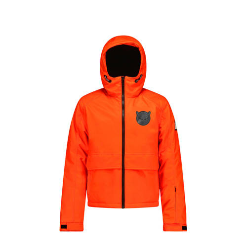 SuperRebel ski-jack Space oranje Skijack Jongens Polyester Capuchon
