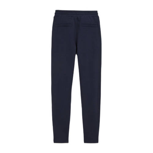 WE Fashion broek donkerblauw Jongens Katoen Effen 110