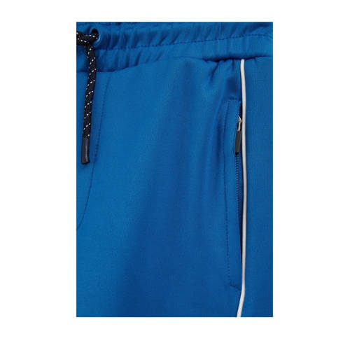 WE Fashion joggingbroek blauw Jongens Polyester Effen 170
