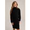 WE Fashion bodycon jurk zwart