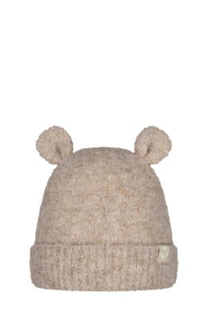 muts beige met oren