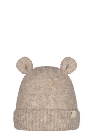 muts beige met oren
