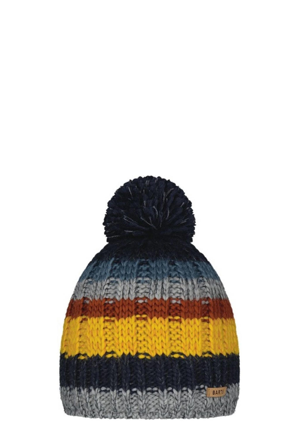 Barts muts grijs/geel/donkerblauw