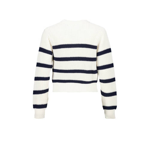 America Today pullover wit Trui Meisjes Katoen Ronde hals Streep 158 164