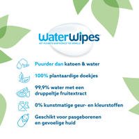 thumbnail: WaterWipes billendoekjes voordeelverpakking - 12 x 60 stuks (720 doekjes)
