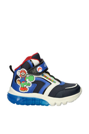 Ciberdron  sneakers met lichtjes blauw