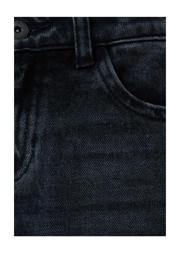 thumbnail: Shoeby wide leg baggy fit jeans black denim