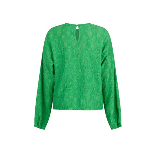 Shoeby longsleeve groen Meisjes Polyamide Ronde hals Effen 158 164