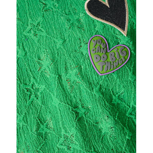 Shoeby longsleeve groen Meisjes Polyamide Ronde hals Effen 158 164