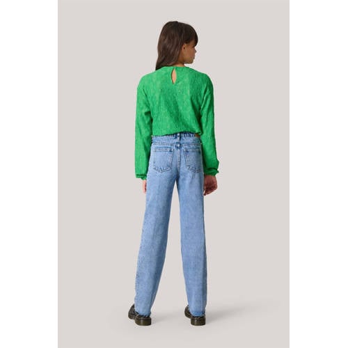 Shoeby longsleeve groen Meisjes Polyamide Ronde hals Effen 158 164
