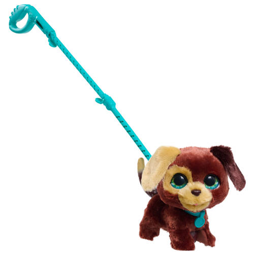 FurReal Friends FurReal Walk-A-Lots Puppy Interactieve knuffel Bruin afbeelding