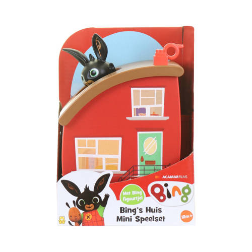 Bing Bing Mini Huis Speelset Speelfiguur Rood | Speelfiguur van Bing afbeelding