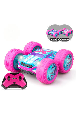 RC 360 Cross Flash Stuntauto roze - Flashing wheels