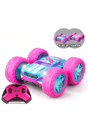 RC 360 Cross Flash Stuntauto roze - Flashing wheels
