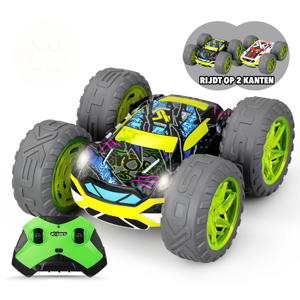 RC 360 Cross Flash Stuntauto groen - Flashing wheels