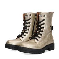 thumbnail: Braqeez Leah Leap  leren veterboots goud