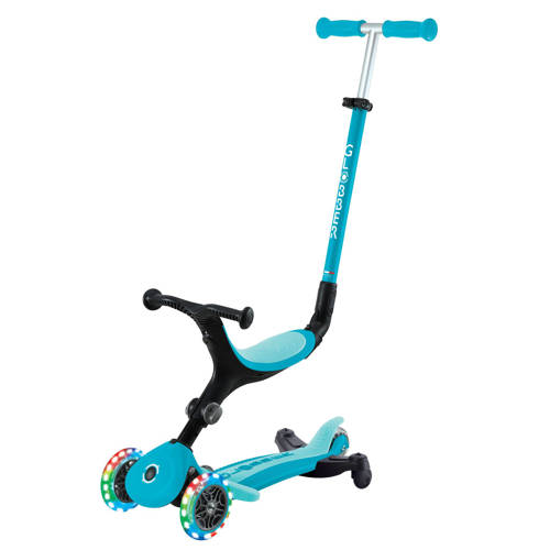 Globber step Go Up Active Lights Aqua 360 Blauw | Step van Globber