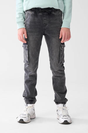 medium waist regular fit jeans grey denim