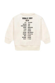 thumbnail: Alix Mini sweater met backprint ecru