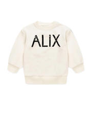 thumbnail: Alix Mini sweater met backprint ecru