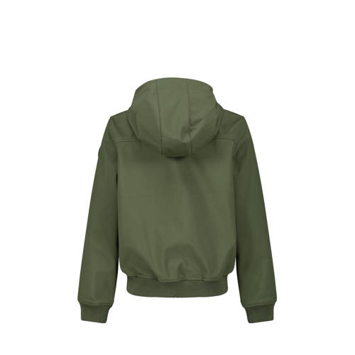 America Today regenjas groen Jongens Polyester Capuchon Effen 158 164