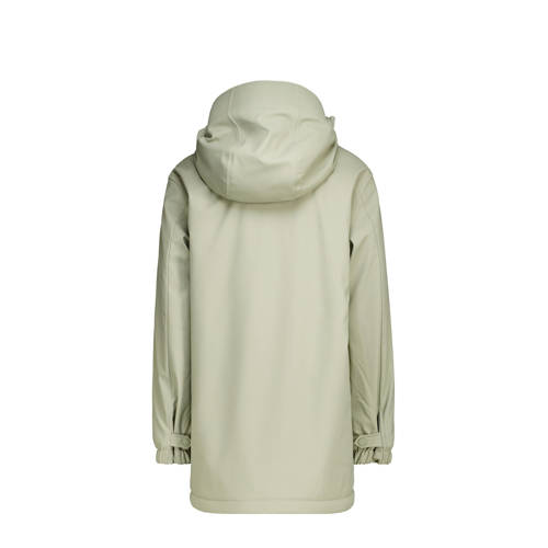 America Today regenjas beige Meisjes Polyester Capuchon Effen 158 164