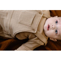 thumbnail: Quapi Newborn baby ribgebreide longsleeve FALLON zand