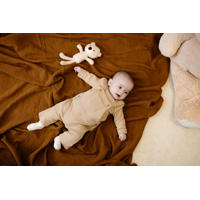 thumbnail: Quapi Newborn baby tuinbroek FENN beige
