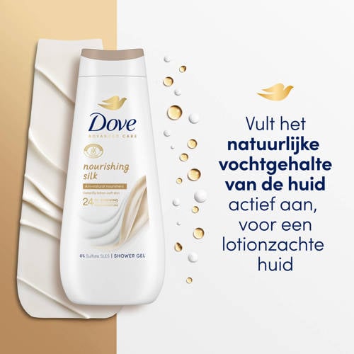 Dove Advanced Care Nourishing Silk verzorgende douchegel - 6 x 400 ml