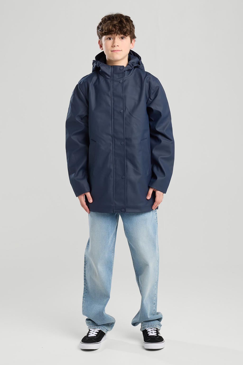 America Today regenjas marineblauw
