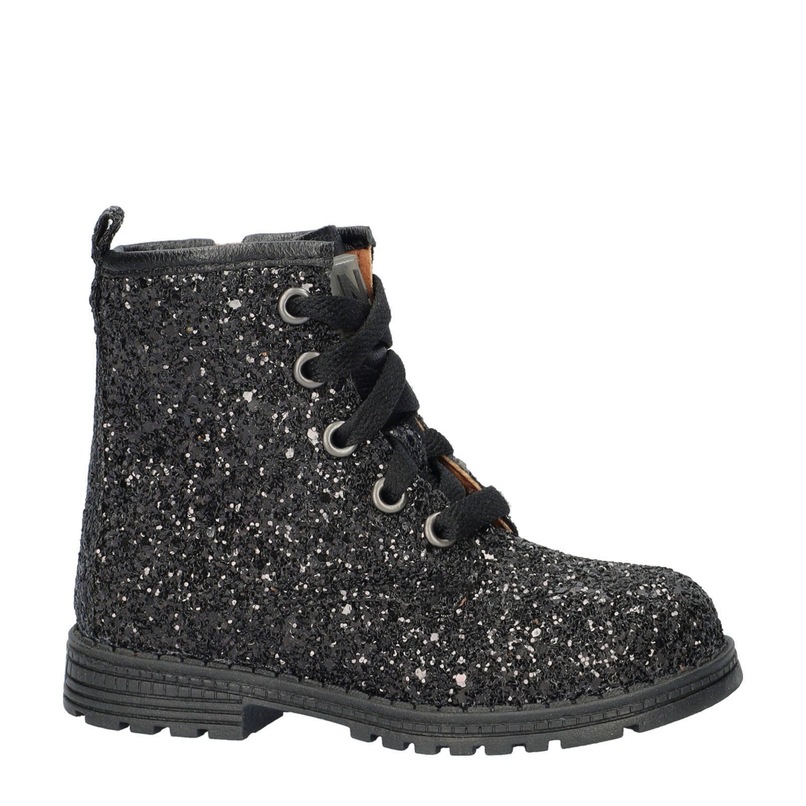 Veterboots met rits fashion