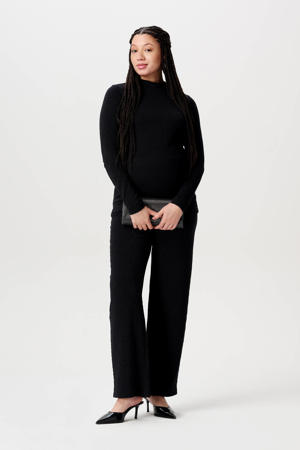casual straight fit zwangerschapsbroek Vaasa zwart