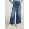 Tommy Hilfiger wide leg high waist jeans dark blue denim