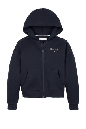 sweatvest blauw