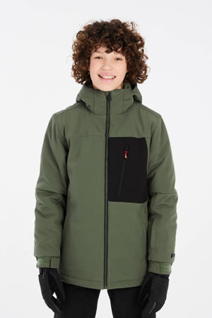 ski-jack Leo olijfgroen