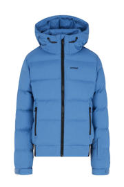 thumbnail: Blauwe meisjes Protest ski-jas Eliny Jr met meerkleurige print en capuchon